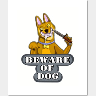 Beware of Dog Posters and Art